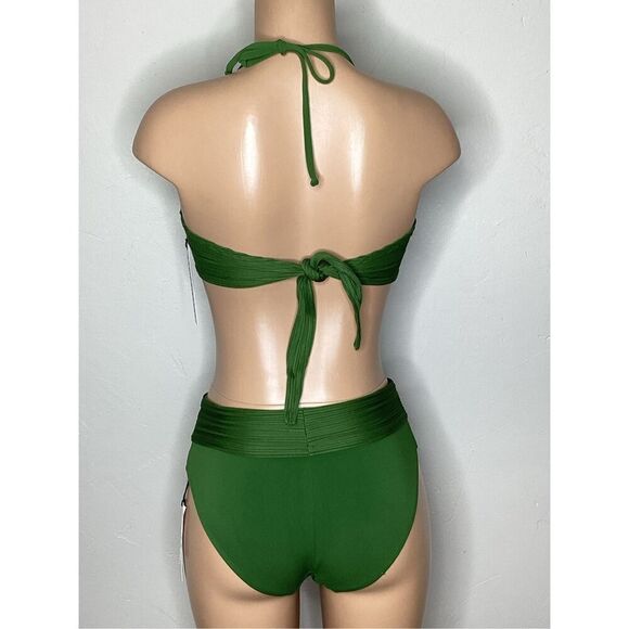 New. Robin Piccone basil green bikini. M-top/S-bottom. Retails $186 - Picture 6 of 12